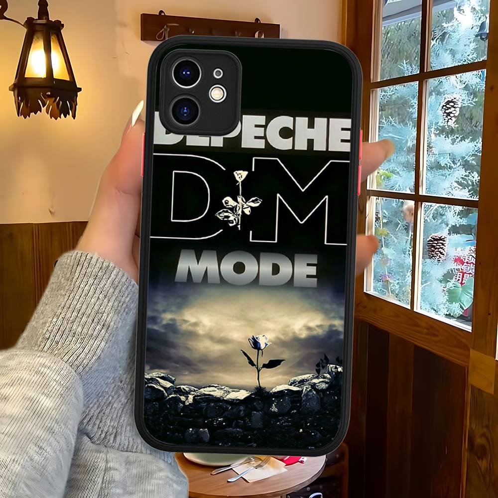 Крутой чехол для телефона в стиле Rock D-Depeche Для iPhone 13 12 X XS MAX Pro Max 16 15 11 14 Pro Max Ударопрочный матовый чехол