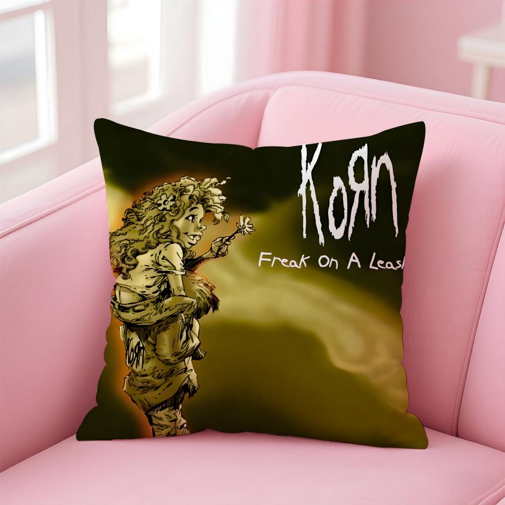 K-Korns Hot Band Cushion Cover Comfortable Reversible Pillow Cover Ideal For Car Sofa Bedroom & Beyond