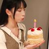 16 см Плюшевый клубничный торт Высококачественная милая кукла Нежная десертная подушка Реквизит для вечеринки Рождественские подарки