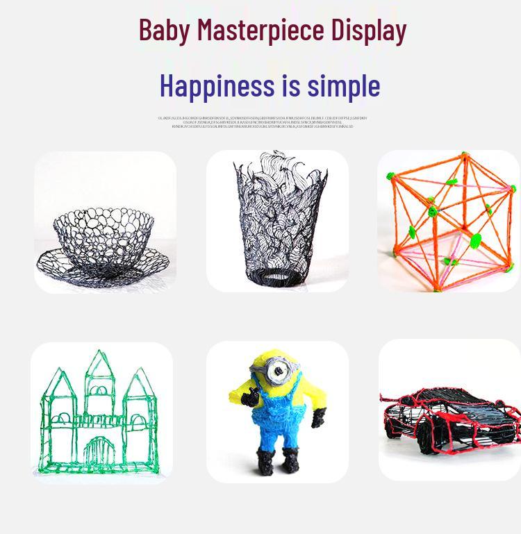 Беспроводная 3D-ручка для печати с дисплеем - Низкотемпературная, безопасная для детей, идеально подходит для ручной росписи и креативных подарков