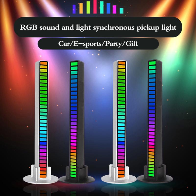 Creative 5V Usb 16/32 Led Night Lights App Control Rgb Music Rhythm Light Bar