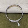 New Chinese style national style, peace and joy bracelet, Xiangyun solid light luxury niche design temperament, simple gift for girlfriend