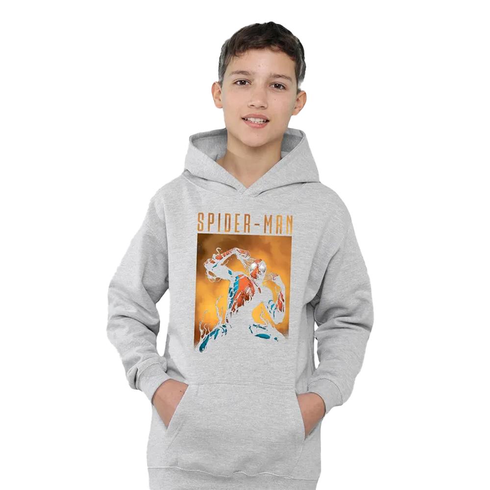 Spider-Man Childrens/Kids Creeping Venom Heather Hoodie