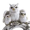 Owl Figurines Animal Statue Miniature Figurine Sculpture for Living Room Bedroom