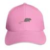 Cute grey rat illustration Baseball Cap Luxury Cap Streetwear Icon Anime Unisexs Caps Womens