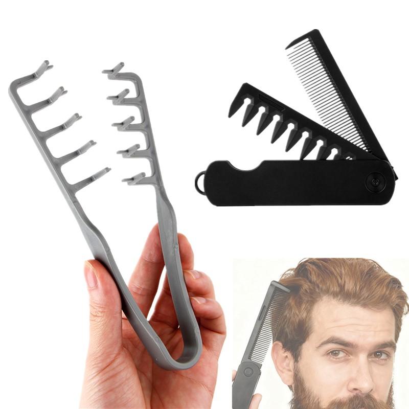 Volumizing Wide-Tooth Hair Styling Comb+Folding Comb Curling Tools Fluffy Texture Ideal For All Hair Types Hairstyling Tools