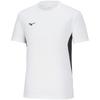 NaviDry Short Sleeve Training Size M T-Shirt, U-Neck, Moisture-Wicking, Quick-Drying, Underwear, Men's, White/Black, (32MAA190)