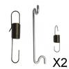 2x 3 Pieces Carburetor Spring Throttle Return Kits for Fuel Tank Sealing Assortment