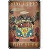 Винтажный отдых Trippy Lillte Happie, металлические жестяные вывески, постеры, тарелки, Настенный декор для дома, бара, гаража, кафе, клуба, ретро постеры, доска