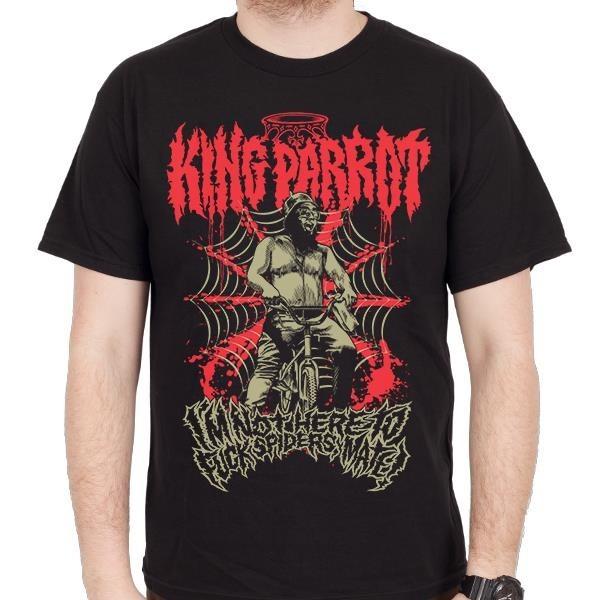 King Parrot Spiders T-Shirt Short Sleeve Unisex S to 5XL NI243 FREE SHIPPING