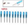 10 шт. Мини 2/3 мм плоская крестообразная отвертка для мобильного телефона, ремонт беспроводного контроллера 360, открытая