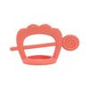 Mother's Lorelei Wrist Teether, Nipple, Candy Coral, 1 Piece, Korean Baby Products