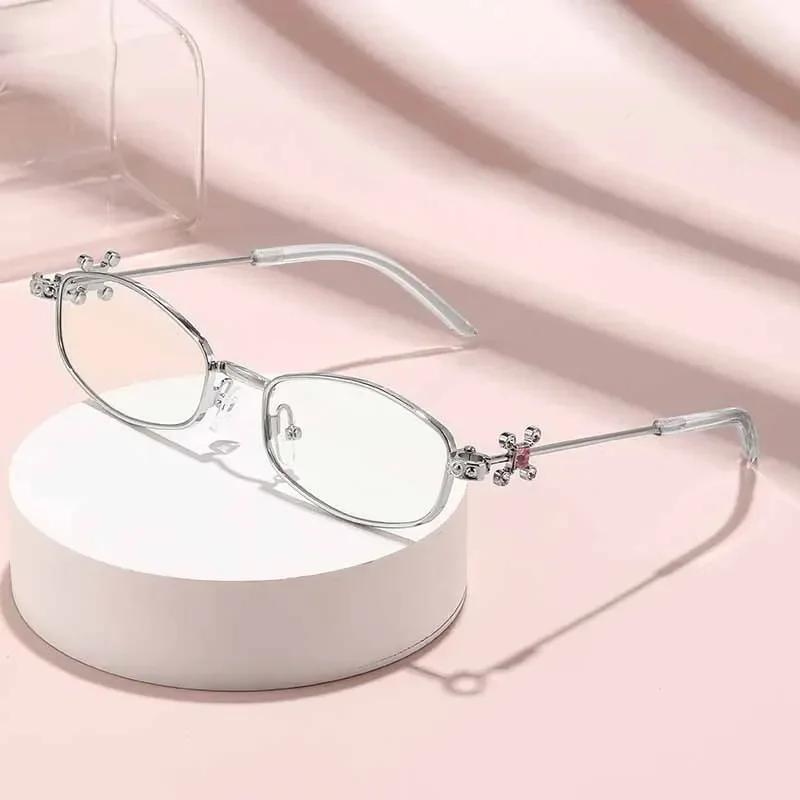 Unisex Fashion New Design Optical Glasses Fashion Luxury Oval Frame Normal Glasses HD Anti Blue Light Optical Glasses