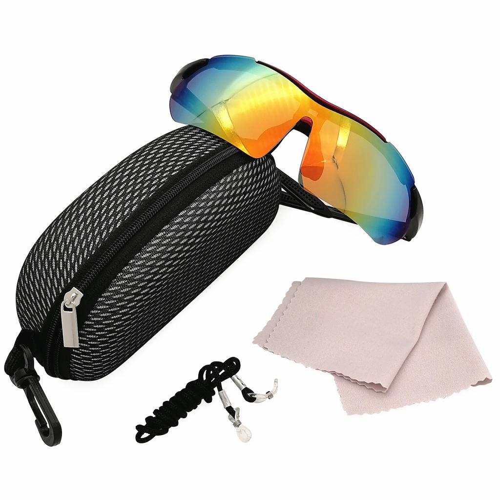 Color-changing polarized outdoor glasses, high-definition cycling, fishing, hiking, myopia sun protection sports goggles/089Single