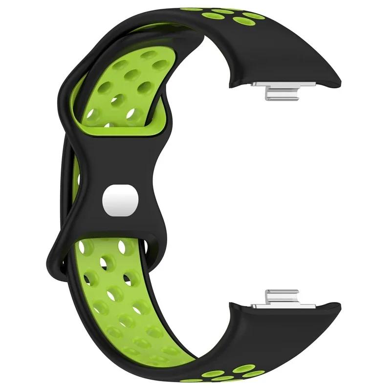 Классический силиконовый дышащий ремешок для Redmi Watch 4 для Xiaomi Band 8 Pro сменный браслет ремень мягкий TPU Watch4 ремешок для часов браслет