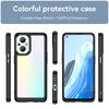 For Cover OPPO Reno 8 Lite Case Reno 8 Lite Capa New Shockproof Bumper Clear Transparent Multicolor For Fundas Reno 8 Lite Cover
