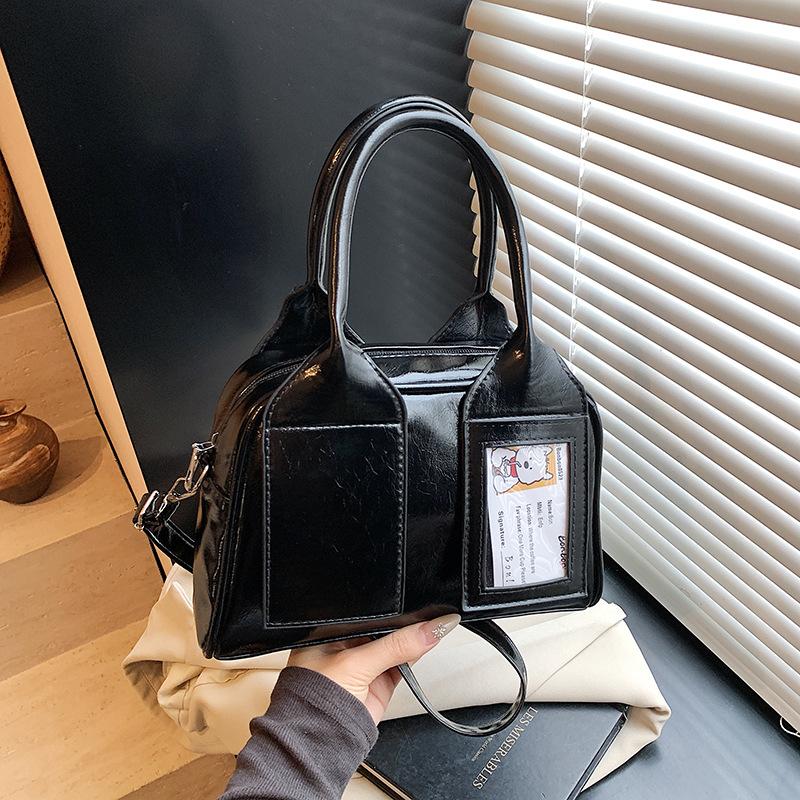 Корейская ретро-портативная сумка-подушка для женщин, новый нишевый дизайн, модная и стильная повседневная сумка через плечо на одно плечо