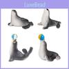 Adorable Resin Sea Lion Figurines Ocean Beach Diy Decoration Cute Miniature Desktop Ornaments