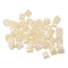 50pcs Car Accessories Parts White Bracket Clip 3347347 Nylon Bumper License Plate Nut 3919773 Clip For Car
