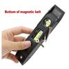 High-Precision Leveling Tool, Compact Leveling Tool | Magnetic Multi-Function Portable Black Plastic Level with 6-Inch Torpedo Level, 6-Inch Handy Sma