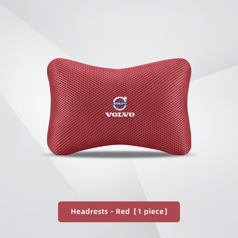 Car Seat Accessories Ice Silk Headrest Lumbar Support Pillow For Volvo XC90 V90 V60 XC60 V40 EC40 EX40 S80 S60 S90 C40 XC40 V70