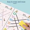 Учебная тетрадь, стираемая доска для письма и тренировки обводки с упражнениями для контроля, тренировки и развития для детей 3-6 лет