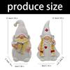 Resin Doctor Nurse Gnomes Figurine with Stethoscope Collectible Sculpture Thanksgiving Nurses Day Gift For Hospital