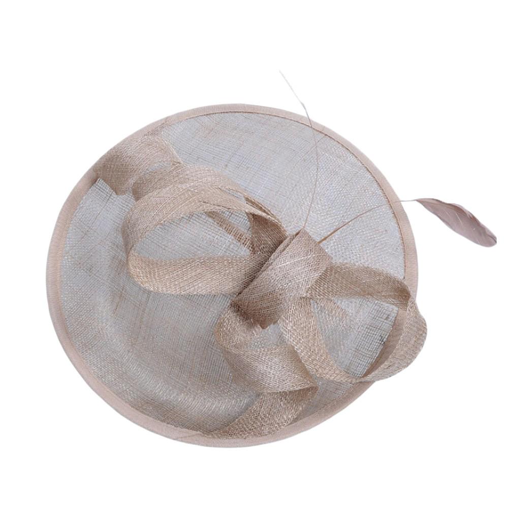 Модная свадебная женская шляпа-чародер Penny Mesh Hat с лентами и перьями, праздничная шляпа