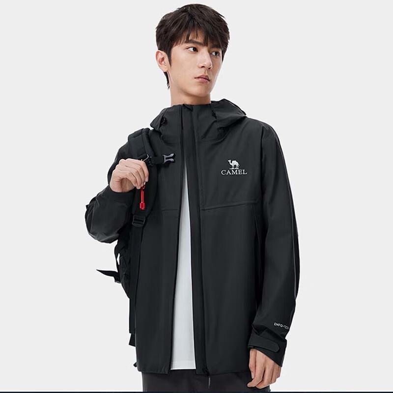 CAMEL Men's JF8306 Single Layer Waterproof Hardshell Jacket