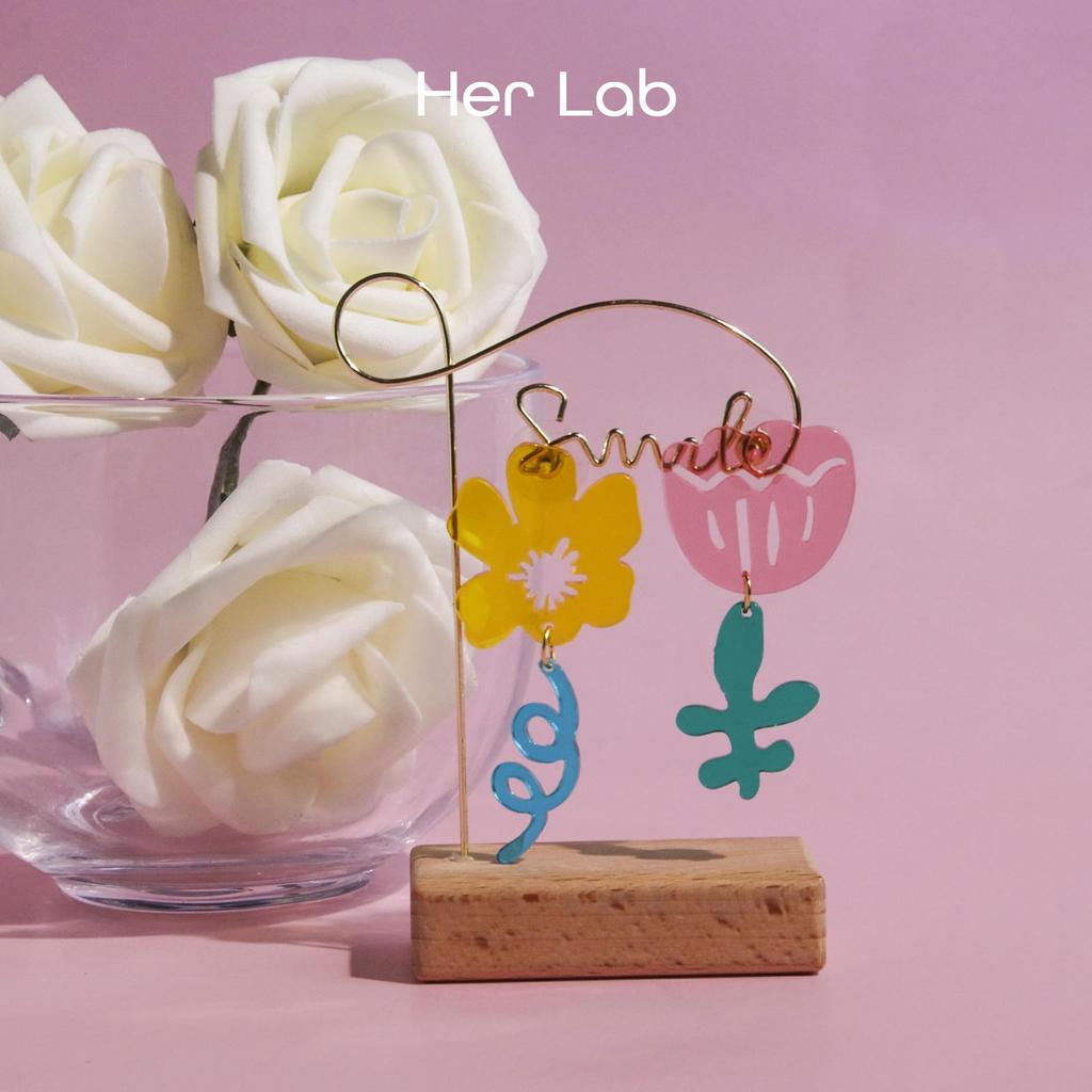 Her Lab | Серьги из прозрачной смолы со сладким жемчугом, полупрозрачные серьги, цветочные подвески для женщин, подарки на День святого Валентина Промо-распродажа Foundation Safeguard