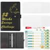 Loose Leaf Envelope Challenge Binder 52 Weeks Savings Tracking Sheets  Cash Envelopes