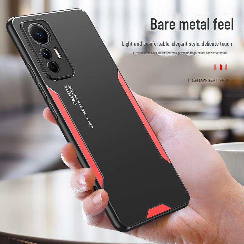 Полный комплект чехла из алюминиевого сплава Blade для Xiaomi 12lite, 12sultra, mi12Tpro. Тонкий матовый дизайн для мужчин и женщин.