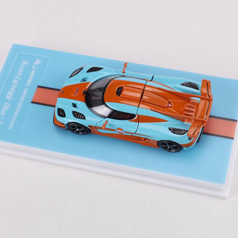MJ 1:64 One:1 Gulf Diecast Model Car Limited Edition 999