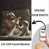 Custom photo fleece blanket, suitable for sofa, bed, birthdays, children, friends, fathers, mothers, gifts
