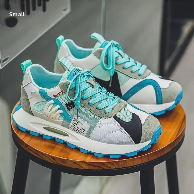 Мужская всесезонная повседневная обувь — удобная и прочная с толстой подошвой