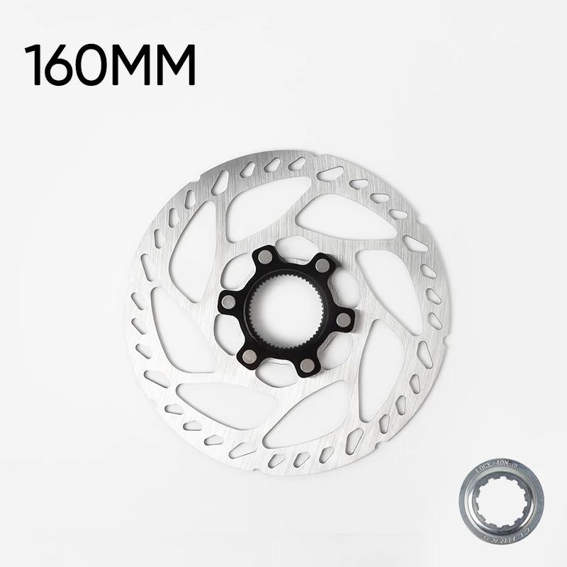 160/180/203MM Centerlock Brake Rotor CENTER LOCK Mountain Bike Brake Disc Rotor 1/2PC Road Bike Heat Dissipation Disc Rotors
