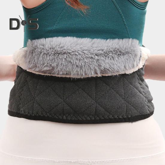 Зимний утеплитель для талии, регулируемый, 3 слоя, толстый, для холодной погоды, для мужчин и женщин, термоплюшевый пояс для поддержки поясницы, пояс для защиты живота