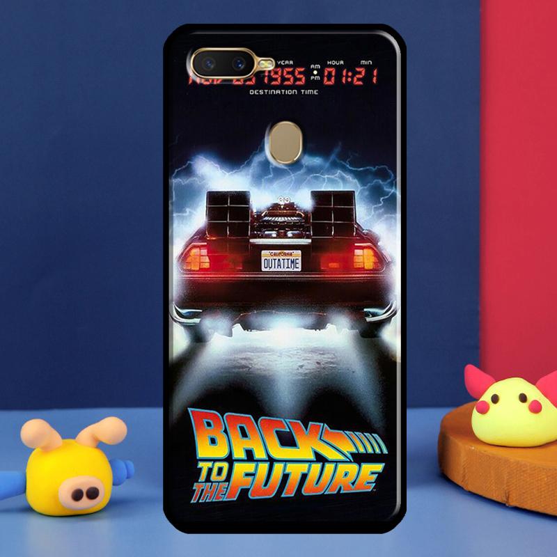 Back To The Future Time Machine For OPPO Find X5 Pro X3 Lite A5 A9 A31 A53 A15 A16 A52 A72 A83 A91 A93 A94 A54 A74 Case