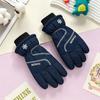 Kids Winter Ski Gloves Windproof Waterproof Thick Fleece Lined Boys Girls Cycling Outdoor Use