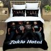 Постельные комплекты с принтом группы Tokio Hotel изысканный набор постельных принадлежностей пододеяльник комплект одеяла постельное белье роскошный подарок на день рождения