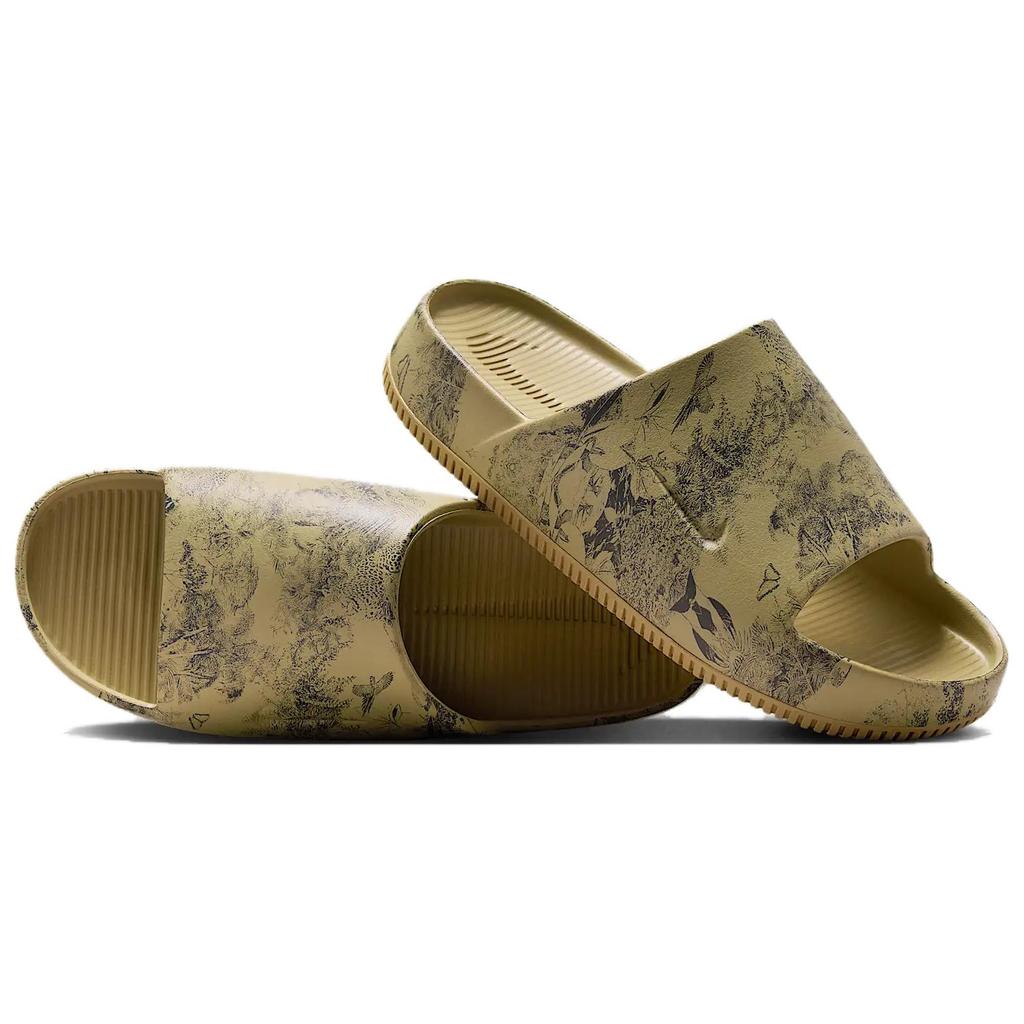 Nike Calm Slide Printed - Wildlife Men Sneakers Tan Parachute-Beige Anthracite HQ1125-201