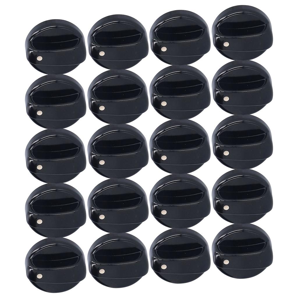 20PCS 8mm Universal Kitchen Range Control Knob ABS for Gas Stove Microwave Oven Water Heater