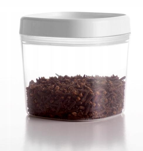 KADAX Pojemnik Na Żywność Przyprawy Produkty Sypkie Z Pokrywką Plastikowy