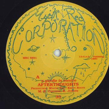 10-дюймовая пластинка MYSTIC RED KEETY ROOTS Afterthoughts Dubthoughts MRC8891 Mystic Red Corp 202 UK Reggae Ska Dub