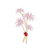 Blucome New Arrival Enamel Flower Brooches for Women Men Suit Lapel Hijiab Pins
