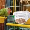 Bird Feeding Dish Cup Cage Accessories Container Box Removable Small Parrot Feeder