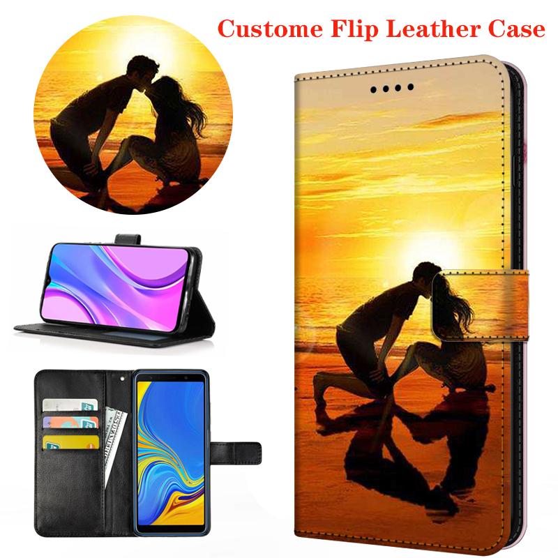 Customized Leather Flip Case For Oneplus CE 3 2 4 Lite 5G Nord 3 4 2T N30 N20 SE 4G N100 N200 11 10Pro 12R Wallet Stand Cover