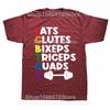 LGBTQ Gym T Shirt Last Glutes Biceps Triceps Lgbt Humor Gym Lovers Tee Tops EU Size 100% Cotton Casual Y2k T-shirt