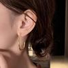 1 пара шикарных серег-колец, минималистичные серьги, излучающие элегантность, идеально подходят для женщин, чтобы носить на вечеринки и в отпуске.