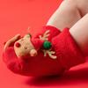 Newborn Baby Boys Girls Socks Anti Slip Winter Thick Warm Infant Toddler Christmas New Year's Short Floor Children Socks